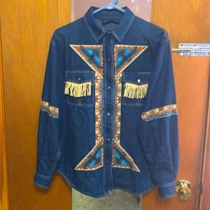 Vintage western denim shirt